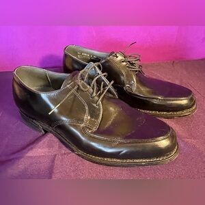 Stuart Holmes Classic Black Leather Men's Dress Shoes 10D